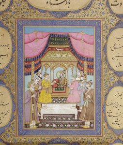 Album van de Mughal dynastieke genealogie, 1855